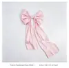 Cinta Pura Perlada Estilo Francés, Tela Ondulada de Satín Nieve para Manualidades y Lazos, Material Romántico para Envolver Ramos Florales, Suministros para Empaque de Bodas y Regalos