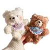 Llavero Colgante Muñeco Oso Pequeño Muñeco Pequeño Lindo Oso de Peluche Colgante Pequeño Accesorio para Bolso