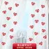 Distribución de la Habitación de Boda, Pequeñas Palabras Felices, Decoración de Cortinas para Sala de Estar, Preparación de Boda de la Mujer, Cortina de Gasa para Casa Nueva del Hombre, Artículos de Boda