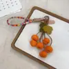 Pendente de Desenho Animado em Tecido Artesanal Estilo Coreano Chaveiro de Boneca de Planta Fofa Estilo Ins Charme de Bolsa Feminino