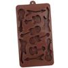 En stock Venta al por mayor 10 Instrumentos Musicales Pipa Molde de Silicona para Pastel Utensilios para Hornear Molde para Postre de Pudín Molde para Jabón