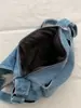 Bolso Bandolera de Mezclilla con Estrella de Cinco Puntas Estilo Retro Americano Bolso de Hombro Dulce Fresco Chica Picante Estudiante Fiesta Compras Festivas Bolso de Mano