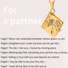 Collar con colgante de acero de titanio con letras de amor para chicas, estilo transfronterizo, con apertura para parejas, estilo nuevo, con personalidad y temperamento, cadena de clavícula.