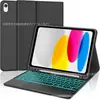 Adecuado para iPad Tablet Pro11 Funda Protectora Air7 con Teclado Bluetooth Táctil Ranura para Lápiz Décima Generación Funda de Cuero Th