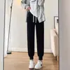 Pantalones Casuales de Talle Alto con Cordón, Forro Polar, Rayas Verticales, Talla Grande, Comercio Exterior Transfronterizo, Producción Personalizada con Imágenes y Muestras Proporcionadas, Patronaje y Creación de Muestras