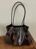 Bolso retro de alta gama para mujer, tendencia otoño/invierno 2026, bolso de hombro versátil con tacto lujoso, bolso tote de gran capacidad