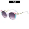 Nuevas Gafas de Sol de Moda Europeas y Americanas con Forma de Serpiente en las Patillas, Gafas de Sol de Alta Gama, Personalidad, Ojo de Gato Tendencia, Gafas Transfronterizas