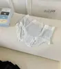 Calcinhas de Seda Gelada Respiráveis Ultra Finas de Verão para Mulheres, Gancho Longo, Cintura Média, Tanga para Meninas Jovens Estudantes