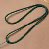 Collar Hecho a Mano Grueso Simple de Gama Alta con Cordón Negro Ajustable para Hombres, Adecuado para Colgantes de Jade