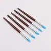 Arcilla suave silicona pluma arcilla tallado Arcilla Arcilla herramienta plástica 5 Piezas traje pluma de goma pluma para uñas fábrica venta al por mayor