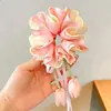 Laço de Cabelo de Renda Doce, Scrunchie de Luxo Estilo Coreano, Laço de Cabelo Extra-Grande para Coque, Corda de Cabelo para Rabo de Cavalo, Acessório de Cabelo