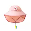 Chapéu de Sol de Aba Larga para Crianças Chapéu de Sol de Verão para Bebê Chapéu de Sol para Meninos e Meninas Proteção UV Chapéu Aberto para Praia