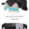 Bolso bandolera para teléfono móvil de fábrica bolso de cintura pequeño moderno bolso de hombro casual con estampado bolso cruzado de mensajero para exteriores bolso de pecho negro venta al por mayor