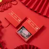 Caja de Empaque de Joyería Lista para Usar Caja para Pulsera Caja Wenwan Caja de Suspensión con Película PE Caja de Regalo para Collar de Perlas