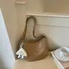 2026 Otoño Temprano Nuevo Diseño de Nicho Simple Moda Bolso de Axila Color Sólido Moderno Elegante Viaje Bolso de Hombro Único