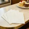 Guardanapos quadrados comerciais para restaurantes, guardanapos especiais para lanchonetes e lojas de milk tea, guardanapos quadrados para viagem com 60% de desconto