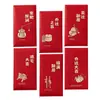 Bolsa Envelope Vermelho para Inauguração de Casa, Almofada para Casa Nova, Caligrafia de Mil Yuan, Envelope Vermelho, Suprimentos para Cerimônia de Mudança para Casa Nova