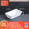 Platos Blancos de Melamina para Uso Comercial, Platos Fríos, Comida Estofada, Cajas de Exhibición de Comida Cocinada, Guarniciones para Hot Pot, Bocadillos para Buffet de Barbacoa, Platos de Presentación