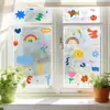 2026 Pegatinas de Pared de Formas Abstractas Coloridas Calcomanías de Pared Autoadhesivas para Sala de Estar Dormitorio Pegatinas Decorativas para Papel Tapiz