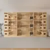 Gabinete para gatos, villa para gatos, nido para gatos de interior, jaula para gatos, casa para gatos de exhibición para tienda de mascotas, madera maciza al por mayor