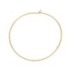 Accesorios para pendientes DIY, colgante circular de oro auténtico de 14 quilates chapado en cobre puro, material para pendientes coreanos hechos a mano, accesorios para pendientes DIY