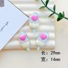 Serie de helados transparentes de dibujos animados resina diy joyería carcasa para teléfono móvil crema pegamento parche hecho a mano accesorios para el cabello material para accesorios