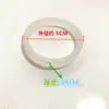 Rueda de tinta codificadora soporte de rueda de caracteres anillo de fijación máquina selladora rueda de impresión anillo de silicona soporte de carácter de cobre tira de tope