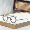 Rigon Moda Europea y Americana Nuevo Metal Marco Redondo Pequeño Punk Marco Liso Personalizado Retro Jmm Marco de Lentes Ópticos
