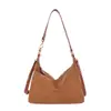 Yuezhi 2026 bolso tote casual de principios de otoño, bolso de hombro versátil de moda vintage, bolso cruzado simple de gran capacidad