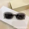 Gafas de Sol Retro Color Té Estilo Coreano para Mujer Gafas Protección UV Estilo Callejero Gafas de Sol Protección Solar Gafas de Sol con Montura Ovalada Estrecha