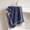 Nuevo Chal con Estampado Vintage Otoño e Invierno para Mujer, Elegante y Cálido, Versátil Pañuelo con Estampado de Lunares para Ropa Exterior