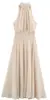 Ropa europea y americana para mujer transfronteriza, moda casual de venta caliente en AliExpress, vestido sexy de lunares con cuello halter, corte slim.
