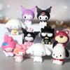 Decoraciones para Hornear Pasteles de Kuromi, Pochacco, My Melody, Perro de Orejas Largas Toppers Navideños para Hornear, Figuras de Dibujos Animados