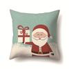 Presente de Natal Papai Noel padrão almofada poliéster casa