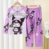 Pijama para Niños Traje de Manga Larga Primavera y Otoño Pijama para Niñas Ropa de Casa para Niños Ropa de Bebé de Dos Piezas Ropa Infantil Tailandesa