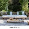 Sofá de ratán para exteriores, villa, patio, jardín, ocio, muebles de teca, hotel de alta gama, exterior, balcón, sillón reclinable