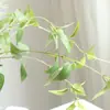 Hojas de Planta de Simulación Diseño Floral Pasillo de Auditorio Decoración de Techo Flores Artificiales Ramas Largas 11 Cabezas Hojas de Clemátide de Simulación