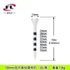 Venta Directa del Fabricante Fuli Sports Clavijas de Plástico para Tee de Golf Clavijas de Cuatro Esquinas para Golf 70/83mm