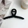 Presilha de Cabelo Cor Café com Leite de Alta Qualidade com Grande Volume de Cabelo, Novo Estilo Estilo Francês Presilha Tubarão Tiara para Mulheres na Parte de Trás da Cabeça