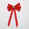 Pajarita Estilo Coreano Hebilla Pin para Mujer Broche Corsage de Moda Nuevo Estilo Camisa Decoración de Cuello Broche Cinta Pajarita Pequeña