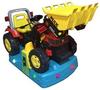 Nuevo coche mecedor excavadora Eléctrico Ingeniería familia máquina mecedora niños Coche de juguete comercial código de escaneo excavadora