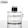 Botella vacía de aromaterapia sin llama, botella pequeña de vidrio cilíndrico, jarrón de ratán para flores secas, decoración para inodoro y dormitorio, botella de fragancia de perfume
