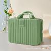 Caja de Almacenamiento Portátil para Cosméticos de 14 pulgadas con Cerradura de Contraseña Caja Ligera Portátil Caja Pequeña para Equipaje de Máquina
