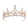 Coroa de Noiva de Prata Metal High Sense Headwear Acessórios de Cabelo de Casamento Faixa de Cabelo Coroa de Noite de Inverno Fabricante Coréia