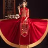 Ropa Xiuhe 2026 Invierno Vestido de Brindis de Novia Vestido de Novia Vestido de Novia Estilo Chino Ropa Xiuhe para Parejas Venta al por Mayor desde el Fabricante