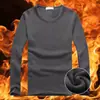 Nueva camiseta de forro polar para hombre, de manga larga, cómoda, versátil, talla grande, engrosada, estilo de comercio exterior, corte holgado, para otoño e invierno