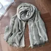 Bufanda Larga Artística Transfronteriza de 190*80cm con Bloques de Color Rayados de Algodón Sombrilla Chal Pequeño con Borlas Venta al por Mayor de Fábrica