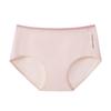 Ropa interior de verano de algodón puro de cintura media para mujer, sin marcas, tallas grandes, con capas, antibacteriana, transpirable, con entrepierna.