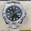 Rolex 126622 Gris Luminoso Calendario Correa de Caucho 40mm Automático Mecánico Reloj de Lujo para Hombre
