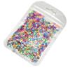 Lentejuelas de colores mezclados de gran venta, lentejuelas de arte de uñas de estrella hueca de cinco puntas, material de bricolaje, relleno de cáñamo de flujo, película de color de PVC